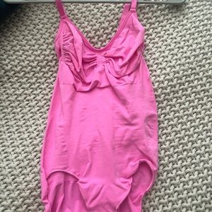 Skims pink bodysuit